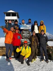 Poon Hill With Clients Ashmita Thapa